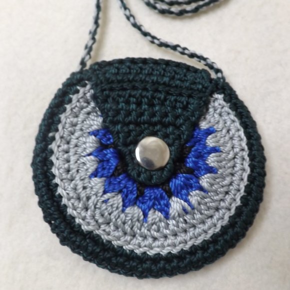 Crocheted Mini Purse - Picture 1 of 5